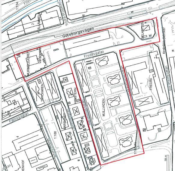 W:\600\\04_Dok\.docx Mall: Fel! Okänt namn på dokumentegenskap. ver Fel! Okänt namn på dokumentegenskap. KV. MULLVADEN, KV. MURMELDJURET Kapitel 4 (12) Rev 1 ORIENTERING Inom Kv. Mullvaden, Kv.