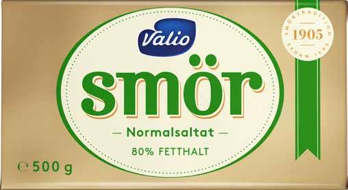 Jfr-pris 30-44:12/kg. SMÖR Valio. Välj mellan olika sorter.