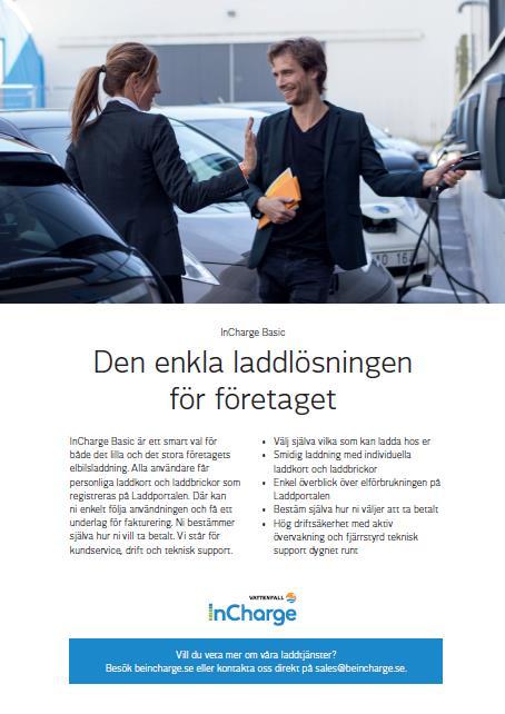 InCharge tjänstepaket InCharge Basic 3G Uppkoppling RFID Access