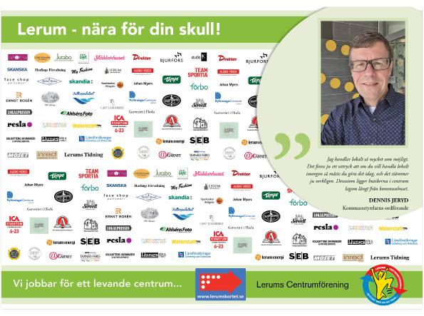 Du kan när som helst uppdatera sidan genom att maila nya uppgifter till Lerums centrumförening.