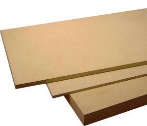 MDF (medium density fibreboard) används oftast till inredningssnickerier och möbler.