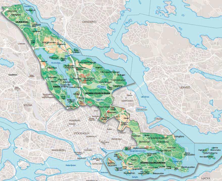 Fastigheten ligger strax utanför gränsen för den Kungliga Nationalstadsparken. Gärdesstaden är ett delområde i Vård- och utvecklingsplanen till nationalstadsparken.