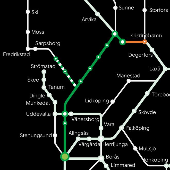 Direkttilldelning till kommersiella bolag Vänertåg Värmlandstrafik Ur Lag om kollektivtrafik: 7 En regional