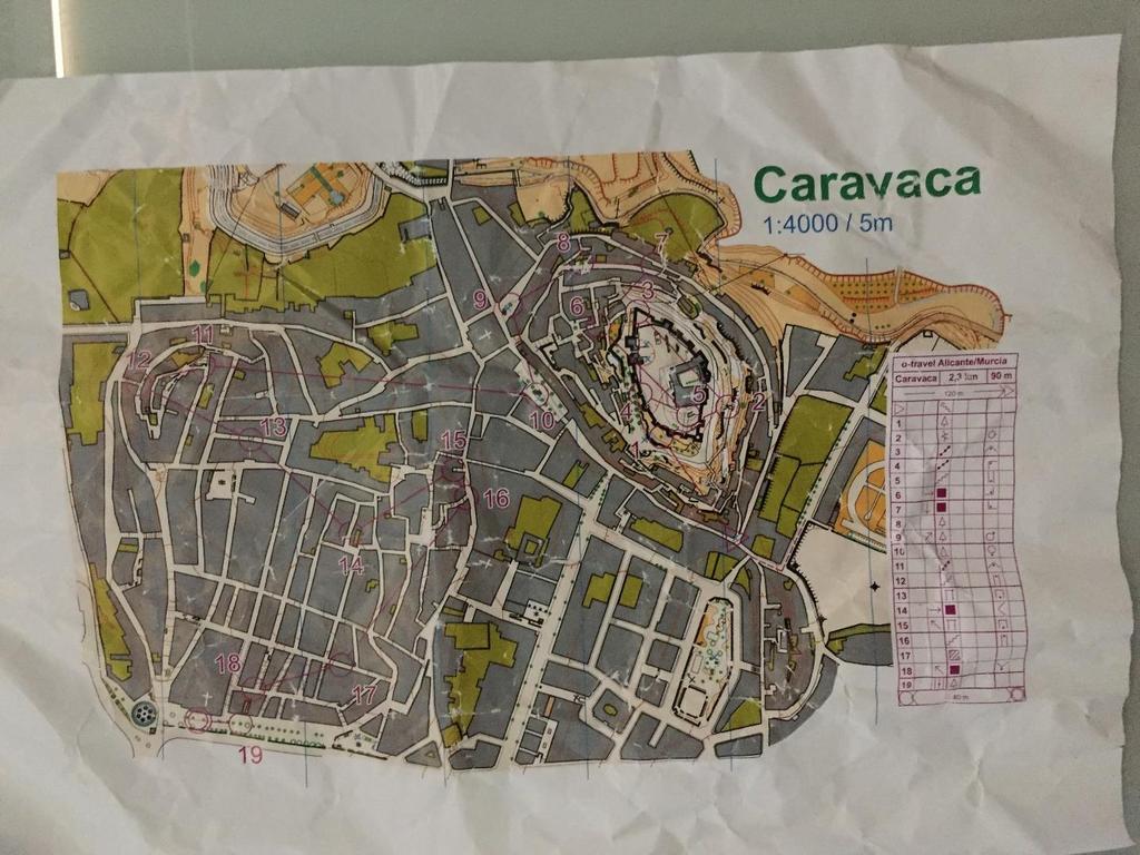 20/2 Måndag Förmiddag Dags för sprintträning i de gamla delarana av Caravaca de la cruz.