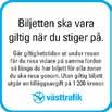 Interiöra dekaler, obligatoriska Har du allergibesvär? Välj babord sida (vänster sida i färdriktning). Pälsdjur ska vara på styrbords sida.