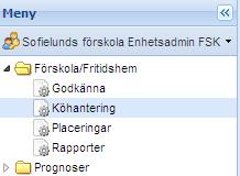 Funktionen finns både längst upp och längst ned på sidan. Visa/dölja För att visa/dölja vänstermenyn används följande knapp i menyn.