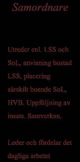 Vårdplanering, särskilt boende SoL, kontaktfamiljer/ uppföljning av Uppföljning, Uppföljning av uppföljning av insats, HVB.