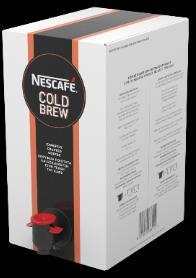 NESCAFÉ Cold Brew Produktnamn Varumärke Produkt Volym NESCAFÉ Cold Brew BiB 2x5 liter Bilder NESCAFÉ Cold Brew Art.