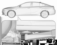 Placeringen av lyftplattformens främre arm centrerad under tillämplig lyftpunkt. Reservhjul Vissa bilar kan ha en däckreparationssats istället för ett reservhjul.