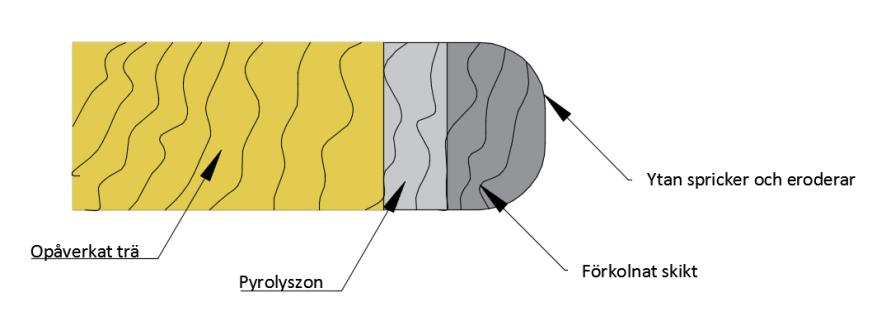 Figur 4.3 Illustration av förkolningsprocessen 4.