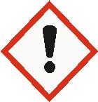 Faropiktogram : Signalord : Varning Faroangivelser : H319 Orsakar allvarlig ögonirritation. H410 Mycket giftigt för vattenlevande organismer med långtidseffekter.