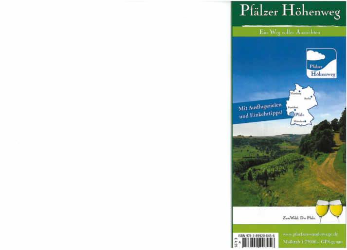 Rundschau - 8 - Ausgabe 15/2011 Wanderkarte zum Pfälzer Höhenweg im Bürgerbüro erhältlich Rechtzeitig zum Wanderauftakt ist die neue Wanderkarte zum Pfälzer Höhenweg erschienen.