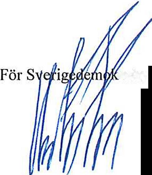 1(1) Miljö- och Byggnadsnämnden pkt. 16 Dnr: 2018/83. Sverigedemokraterna i Vellinge rese1 verar sig mot beslutet till förmån för eget yrkande.