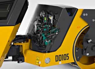 Enastående effektiv Vi presenterar den nya tandemvälten DD105 OSC den första i en ny generation enastående effektiva maskiner, framtagna för att hjälpa