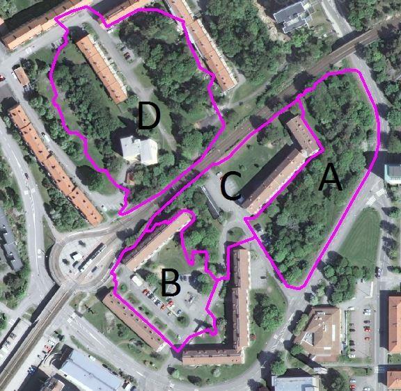 3.3 Befintliga förhållanden och VA-anläggningar Avrinningsområden har tagits fram med hjälp av en höjdmodell, se figur 6. Figur 6. Avrinningsområden för ytligt vatten.