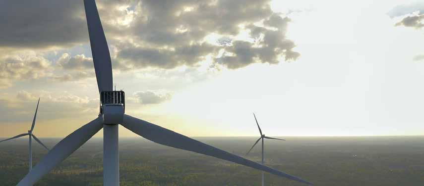 Grön energi från vatten och vind Holmens produktion av förnybar vatten- och vindkraft bidrar till en hållbar energiförsörjning och ger bra intjäning över tid.