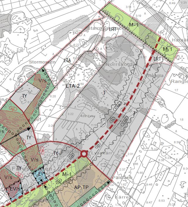 8/10 Utdrag ur Delgeneralplanen över Granholmsbacken Detaljplan Inga godkända detaljplaner finns på området. Söder om området finns en detaljplan; Detaljplan över Granholmsbacken I.