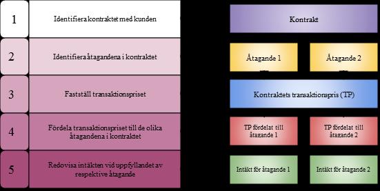 Figur 2: 5 stegs modellen. Egen konstruktion.