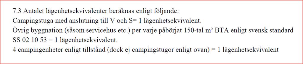 5(8) Förhållandet förbrukning/nytta för campingfastigheter i Borgholms kommun blir med dagens debiteringsmodell enligt nedan.