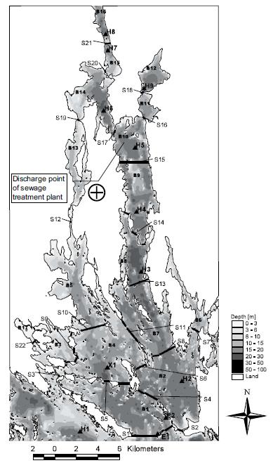 Malm J., 2010. Numerisk modell för spridning av avloppsvatten. Examensarbete i Miljö- och vattenteknik, Uppsala universitet, Uppsala. UPTEC W10 015. Persson, J., Håkanson, L. & Pilesjö, P., 1994.