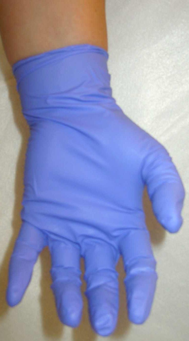 Handskar blir förorenade på