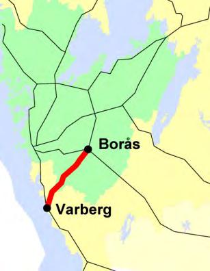 Viskadalsbanan: Varberg Borås Banan får successivt utökad tågtrafik mellan Varberg och Borås. Hela banan får 60-minuterstrafik.