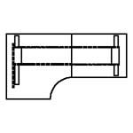 Fristående bord 1200-2200 mm 500-729 mm 617317 (EFG Izi Effect) 617417 (EFG Ofi Effect) Kopplingsbart bord 1200-2200 mm 730-1000 mm 617301 (EFG Izi Effect) IZIPA20 (EFG Izi Pro ) 617401 (EFG Ofi