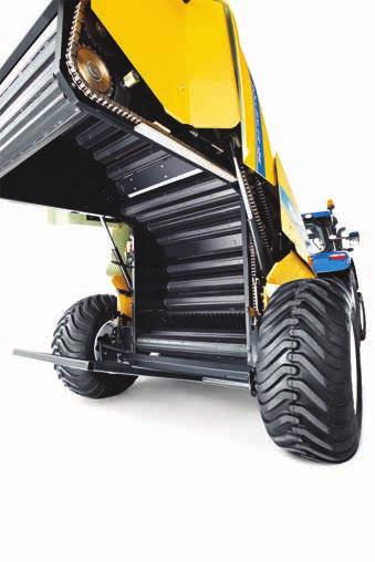 ISOBUS som standard Roll Baler 125-modeller har en full ISOBUSuppkoppling för kompatibla traktorer.