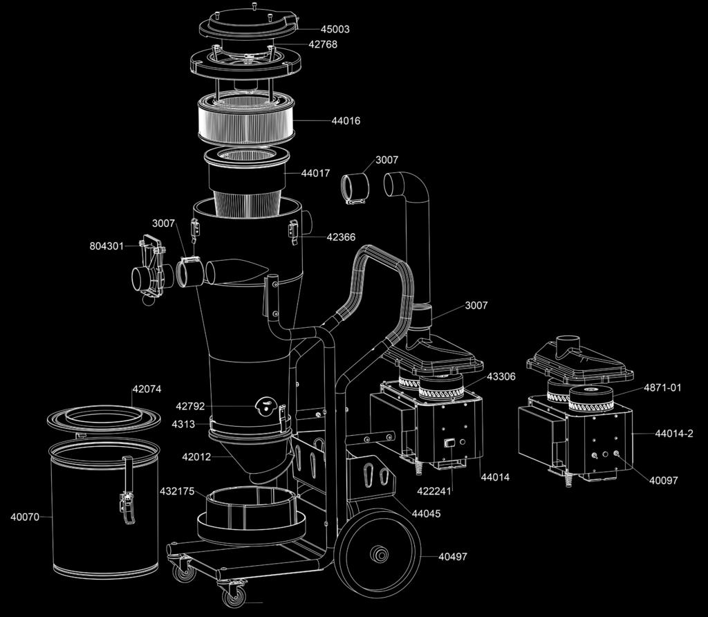 Reservdelar Spare Parts Ersatzteile Pieces detachees Onderdelen Lista de recambios Varasoat Reservedele /44043 /42309-01 44074 44334 44335 42267 INSTRUKTION INSTRUCTION BETRIEBS- ANLEITUNG 9480-H
