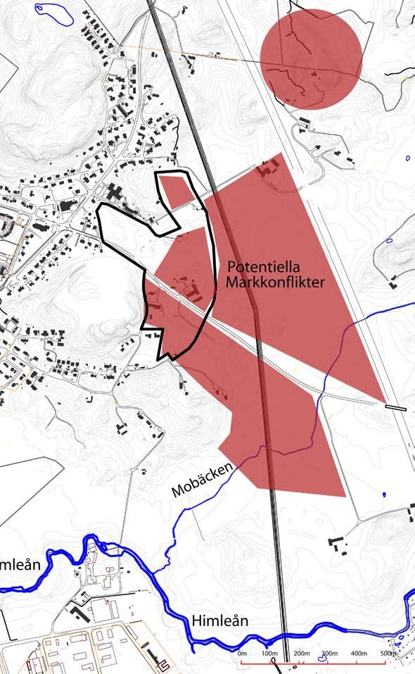 nalys av potentiella markkonflikter L Y Gården Håla och dess mark + konflikt med befintliga hästägare Åkern som kan bli möjlig för hagmark idvägar på åkermarken idområdet på andra sidan 6:an Husägare