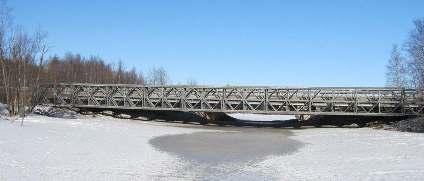 Exempel på användning av en Mabey Universal BILAGA 2 Bakgrund Vid reparationen av betongbron över Alterälven vid Kopparnäs användes en Mabey