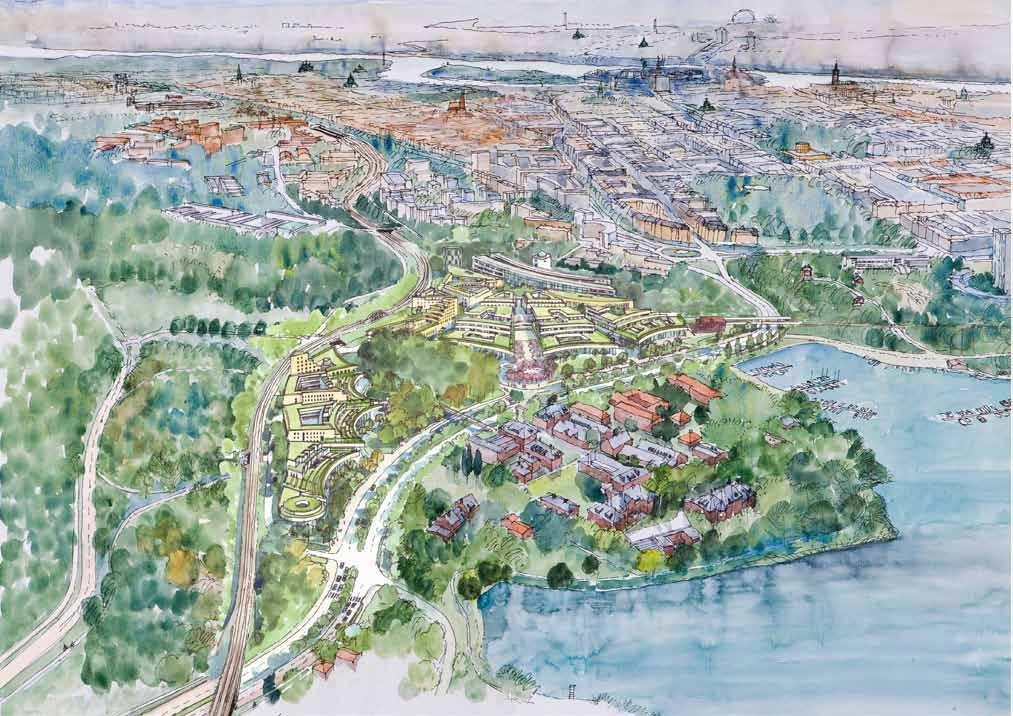 SAMMANFATTNING Albano är den sista anvisade markreserven för universitetets expansion och det är angeläget att planförslaget säkerställer det omfattande lokalbehovet.