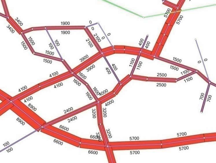 Nickbyvägen och Borgnäsvägen - ökning av centrumboendet och dess synlighet: kompletteringsbyggande längs huvudgatorna med tyngdpunkt på flervåningshus i III-V -våningar - göra Stora Byvägen till en