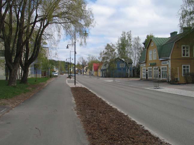 Områdena är belägna på centrala och synliga platser längs huvudgatorna och i utkanterna av parkerna.