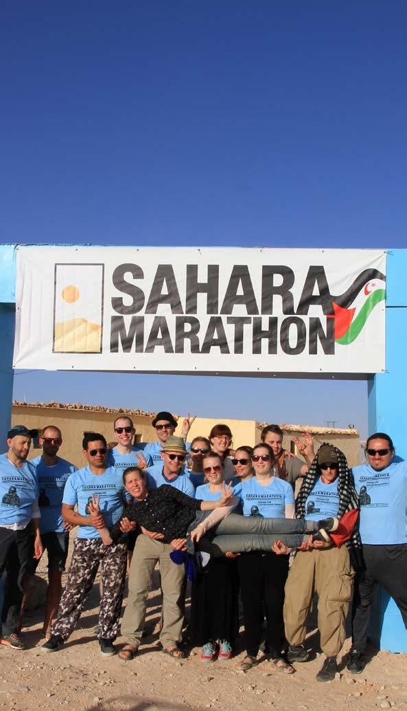 Emmaus Stockholm arrangerade en resa ner till flyktinglägren för att delta i det årliga Sahara Maraton i solidaritet med västsaharierna.