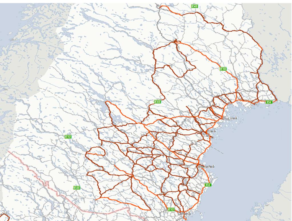 Framtida vision och mål för BK4 Trafikverket har som långsiktig vision att upplåta nuvarande BK1vägnät för BK4 Trafikverket har en målsättning