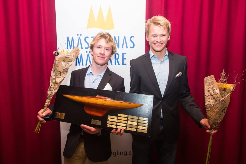 Andraplatsen på EM gav Kasper och Axel utmärkelsen "Halvan" för årets bästa svenska placering bland juniorer på ett internationellt mästerskap. ("Halvan" är en halvmodell av en Neptunkryssare).