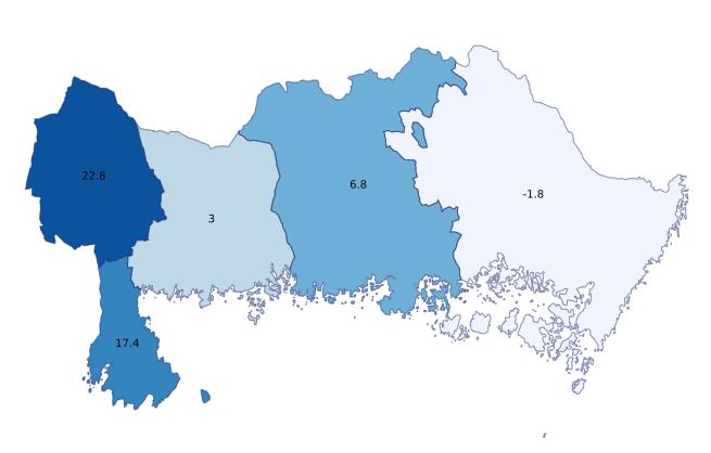 Gästnätter i Blekinge,