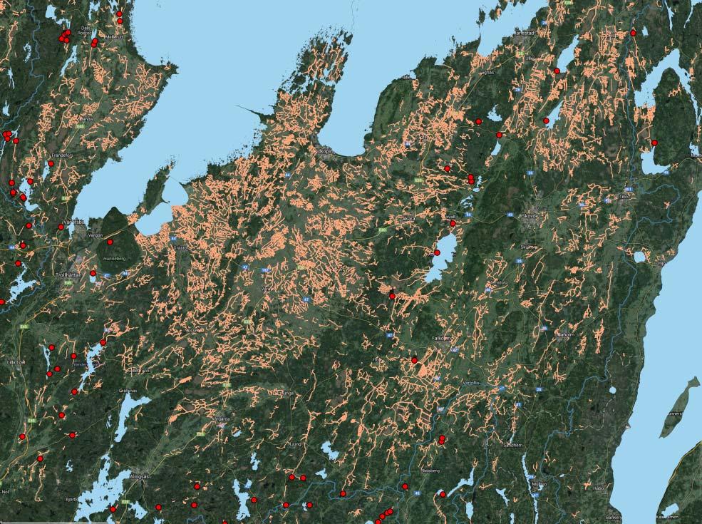 Markavvattning i Västra Götaland