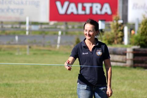 Lägret inleddes sedan med en clinic av Linda Algotsson.