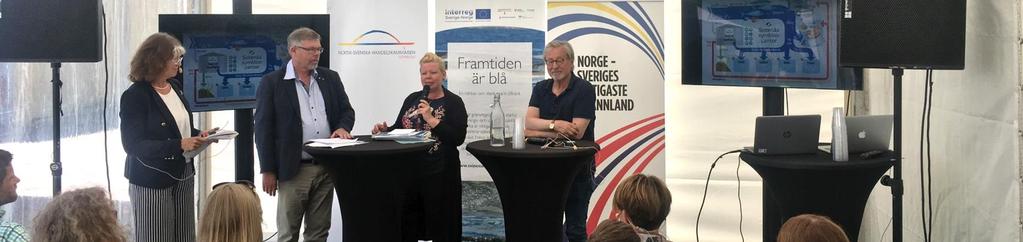 5 Svinesundskommittén arrangerade ett seminarium på Region Värmlands arena i Almedalen med rubriken Hållbar marin tillväxt i gränsregionen i samarbete med Norsk-Svenska Handelskammaren och Norges