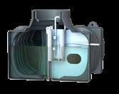 In- och utlopp kan positioneras på både kortsida och långsidor av slamavskiljaren. Kan förses med integrerad pumpbrunn.