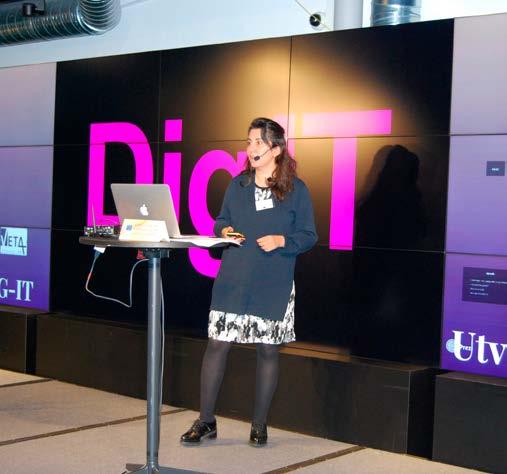 föreläste på konferensen Kommunal e-hälsa och välfärdsteknologi. Konferensen handlade om förändringsledning i den digitala transformationen.