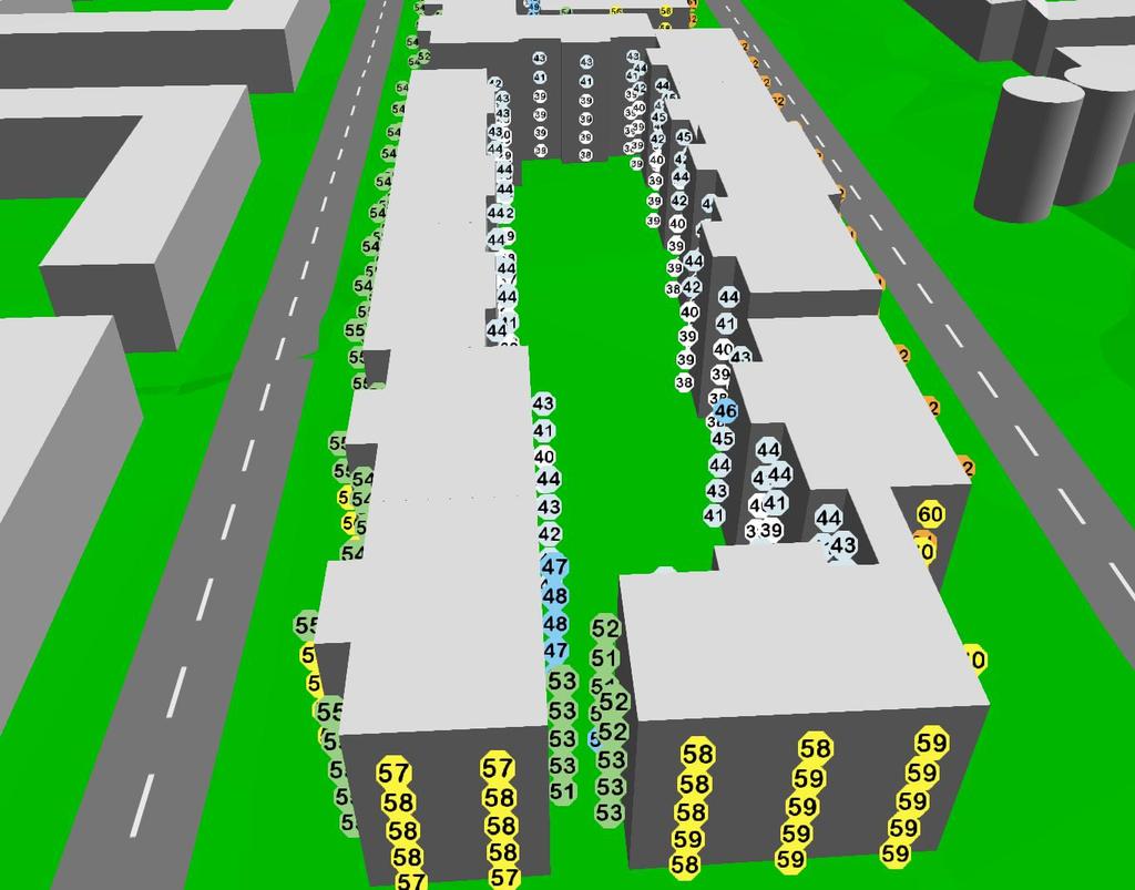 Uppdrag: Detaljplan Distansgatan Kund: Göteborgs Stadsbyggnadskontor Vy på mellersta delen av