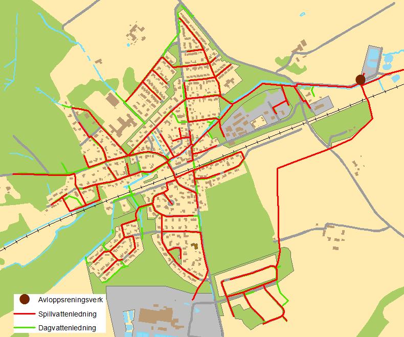 Åtgärdsplan för Eslövs avloppsledningsnät 74 Källaröversvämningar har inträffat men utgör inget problem som motiverar ombyggnad av ledningsnätet.