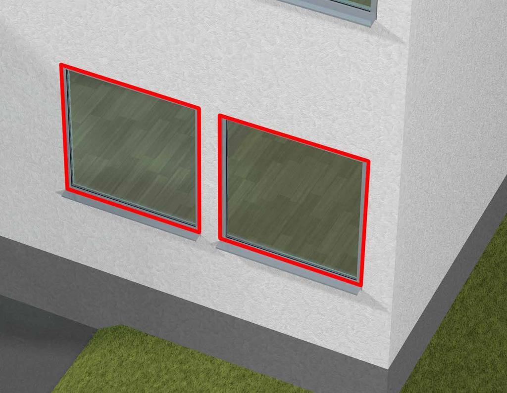 7 10. Glas i yttervägg (under 0,8 m från golv) Härdat