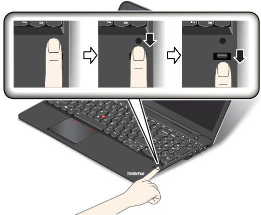 Underhålla fingeravtrycksläsaren Fingeravtrycksläsaren kan skadas eller fungera sämre om du: Repar läsarens yta med ett hårt och spetsigt föremål Skrapar på läsarens