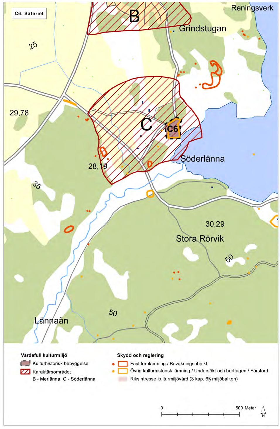 Karaktärsområde Söderlänna Stadbyggnads- och