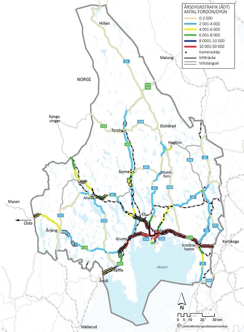 RESMÖNSTER OCH VÄNTADE BEHOV PÅ INFRASTRUKTUREN Regional systemanalys för Värmland 2017 beskriver resmönster och väntade behov på infrastrukturen i Värmland.