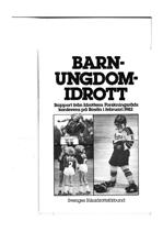 Att utveckla talanger en utmaning för idrotten Forskningskonferens Barn och ungdom 22 maj 2014 PG Fahlström Utgångspunkter disposition.